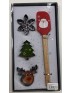 SPATULA  AND 3 CUTTER SET 